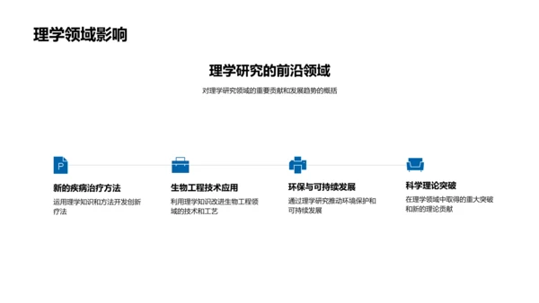 理学领域开题报告PPT模板