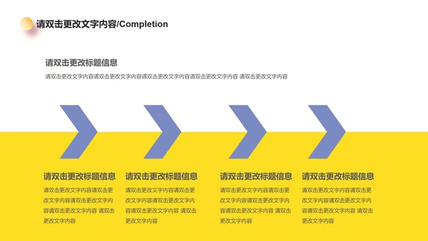 黄色简约风毕业答辩PPT模板