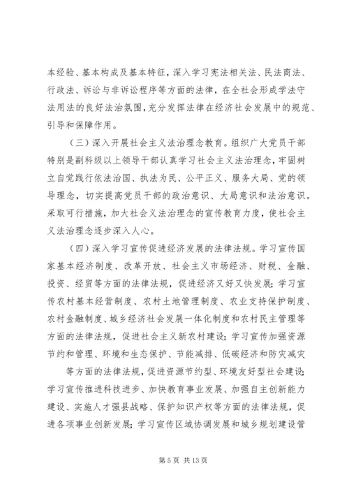 枣林乡公民法制宣传教育第六个五年规划6.docx