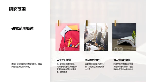 法学本科生学术答辩