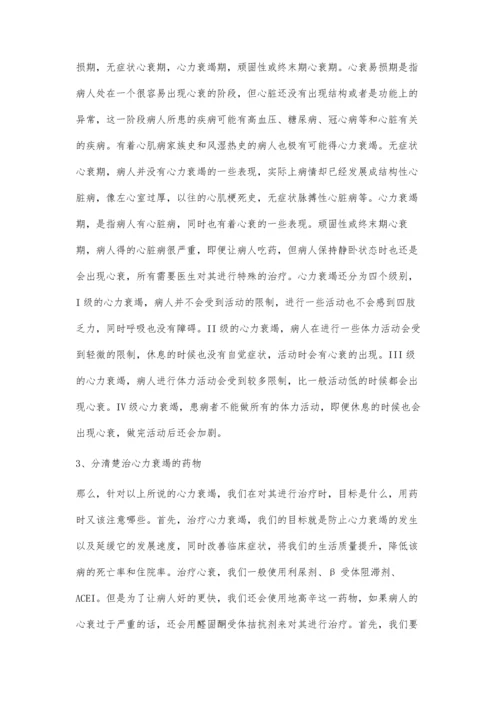 心力衰竭这几类药物不要用错.docx