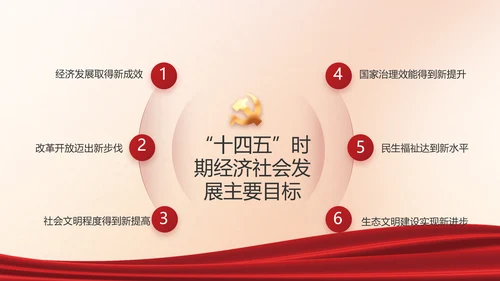 红色党建中国特色社会主义动态PPT