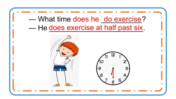 Module 8 Unit 1  What time does your school start?