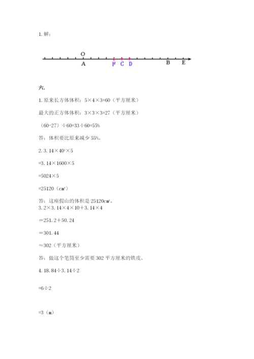 张家港常青藤小升初数学试卷附答案【夺分金卷】.docx