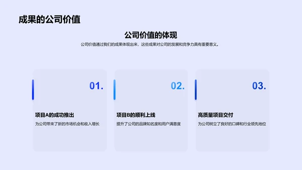 数码科技季度报告PPT模板