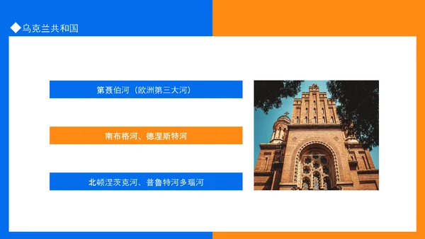 乌克兰介绍动态PPT模板