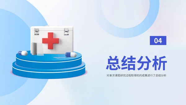 3D弥散风医学论文答辩通用PPT模板