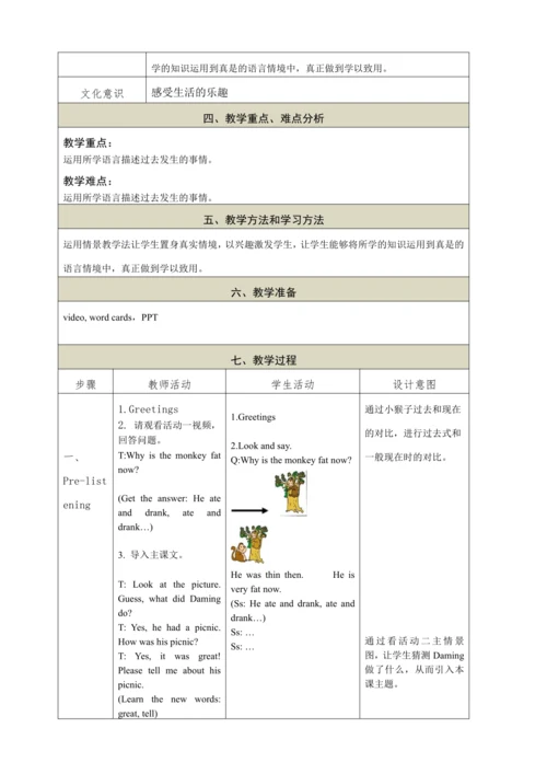 Module 8 Unit2  I took some pictures.教学设计