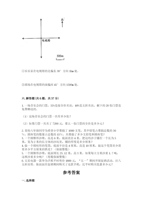 小升初六年级期末测试卷（名师推荐）.docx