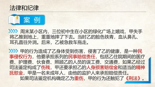 青少年法制教育普法讲座PPT课件