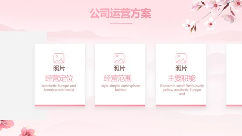 粉色唯美相约春天春季旅游相册PPT