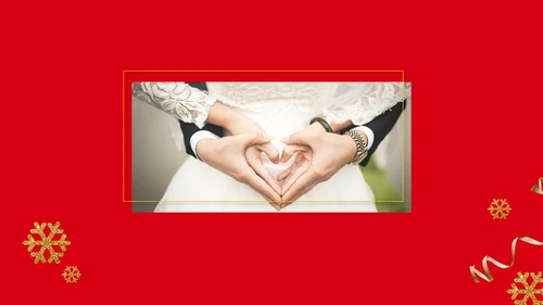 喜庆传统中国风婚礼邀请函通用PPT模板