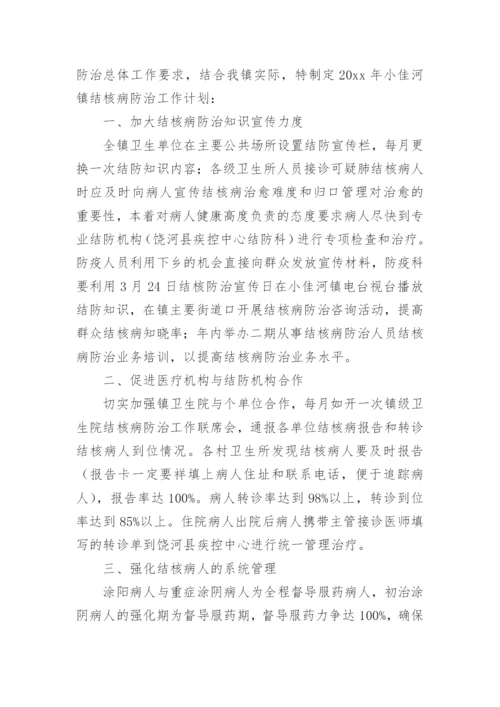 结核病工作计划.docx