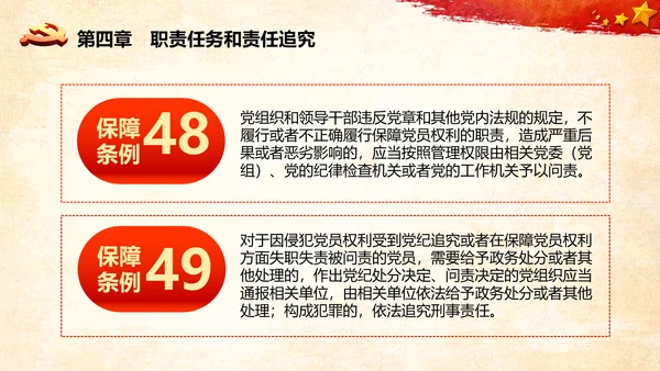 学习中国共产党党员权利保障条例解读PPT党员的13项权利