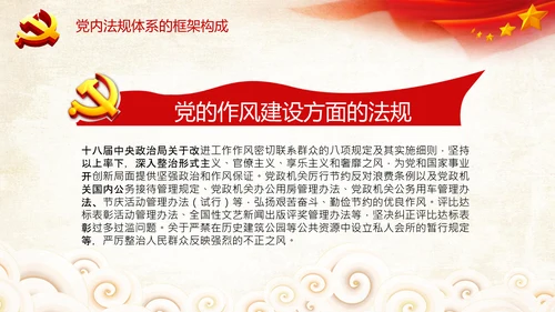 中国之治学习中国共产党党内法规体系PPT模板