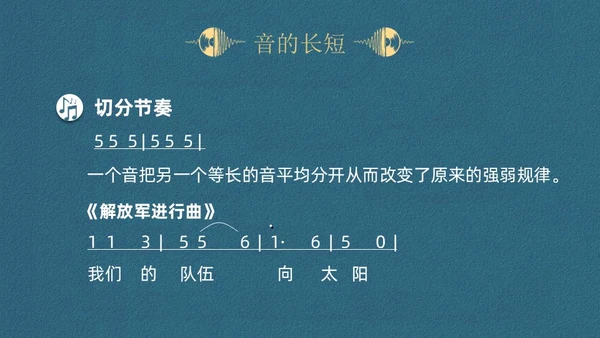 蓝色简约认识简谱说课课件PPT模板