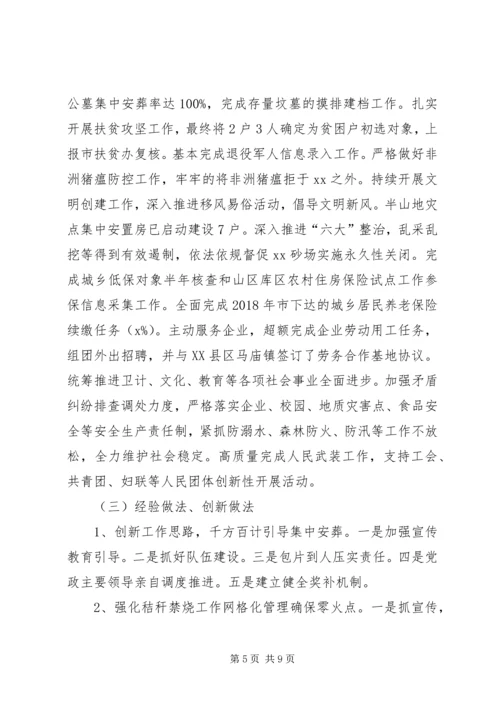 乡镇政府某年工作总结及某年工作计划.docx