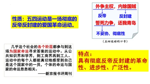 统编版八年级历史上册 第13课《五四运动》教学课件