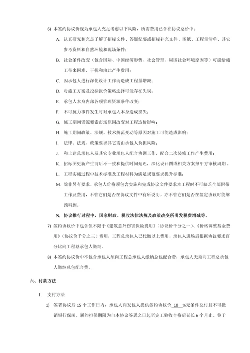 酒店项目低层产权式酒店幕墙施工合同模板.docx