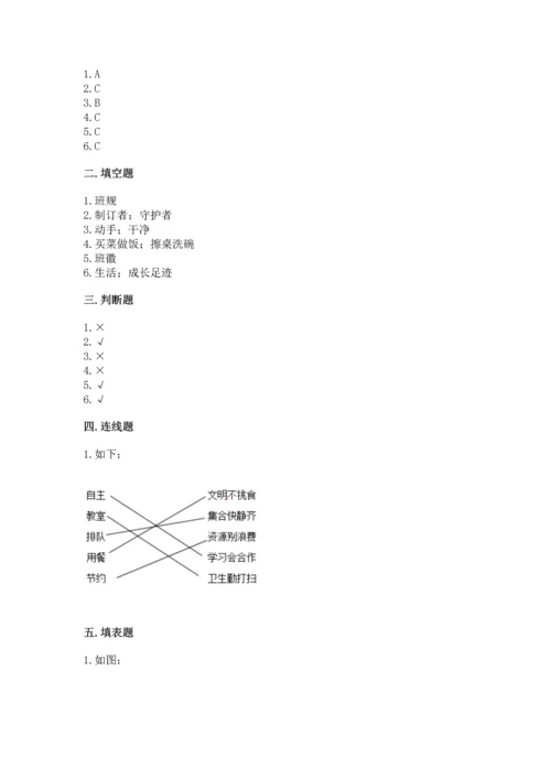 部编版四年级上册道德与法治期中测试卷及完整答案一套.docx