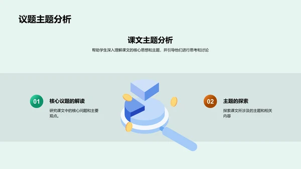 课文精析教学PPT模板
