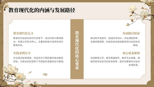 棕色中国风教师培训会PPT模板