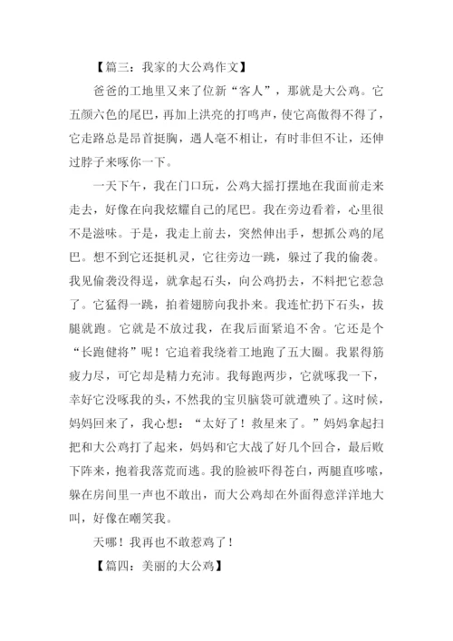 四年级作文大公鸡.docx