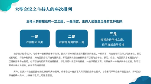 蓝色简约风拜访礼仪课件文明礼仪
