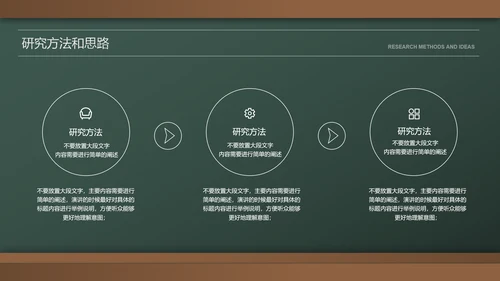 绿色黑板风简约教育学毕业答辩PPT演示模板