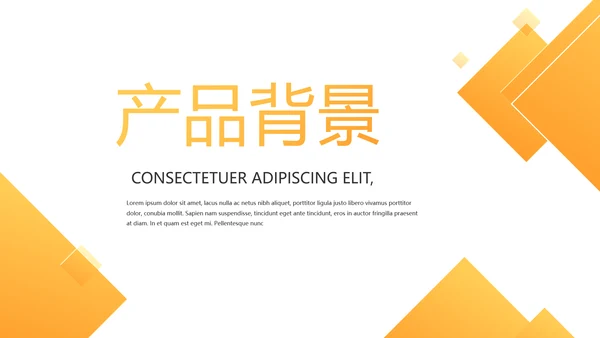 橙色时尚大气创意公司产品介绍宣传通用PPT