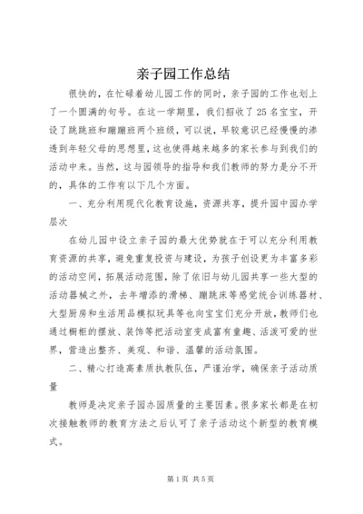 亲子园工作总结.docx