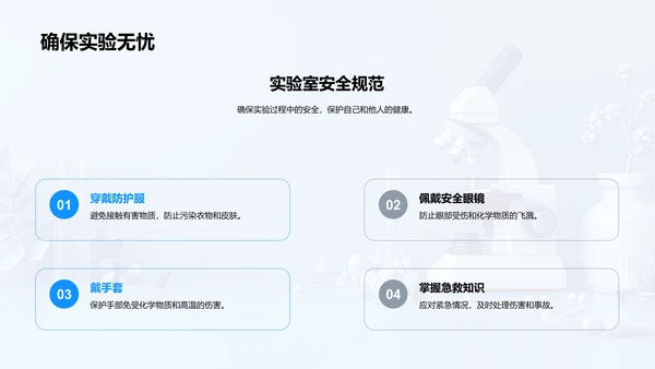 科学实验课程教学PPT模板