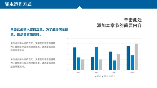 蓝色商务简约商业计划书项目招商PPT模板