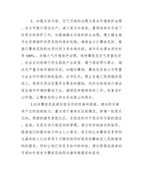 攀枝花阳光康养论文 康养产业发展现状及对策.docx