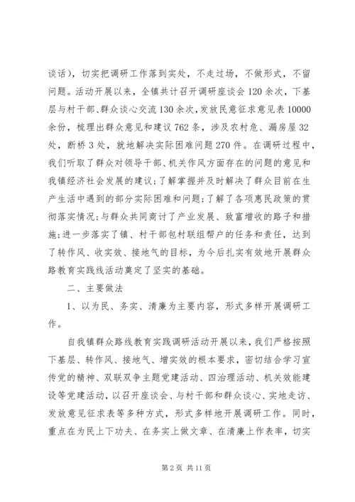 党的群众路线工作总结.docx