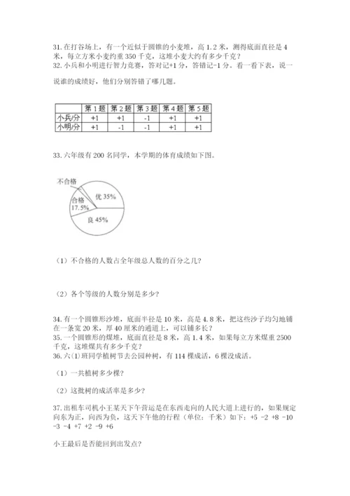 六年级小升初数学解决问题50道精品【考点梳理】.docx