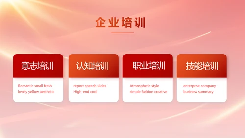 红色大气公司企业宣传简介介绍动态PPT模板