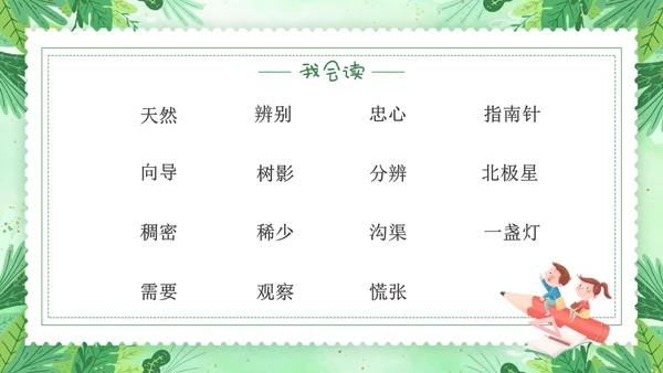 要是你在野外迷了路小清新二年级语文下册PPT小学语文二年级小学语文二年级下册课件