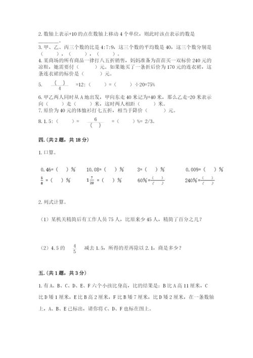 北京版数学小升初模拟试卷【易错题】.docx