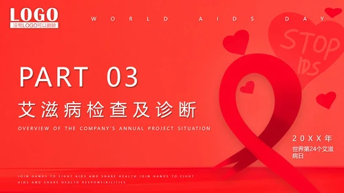 世界艾滋病日通用PPT课件