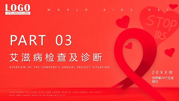 世界艾滋病日通用PPT课件