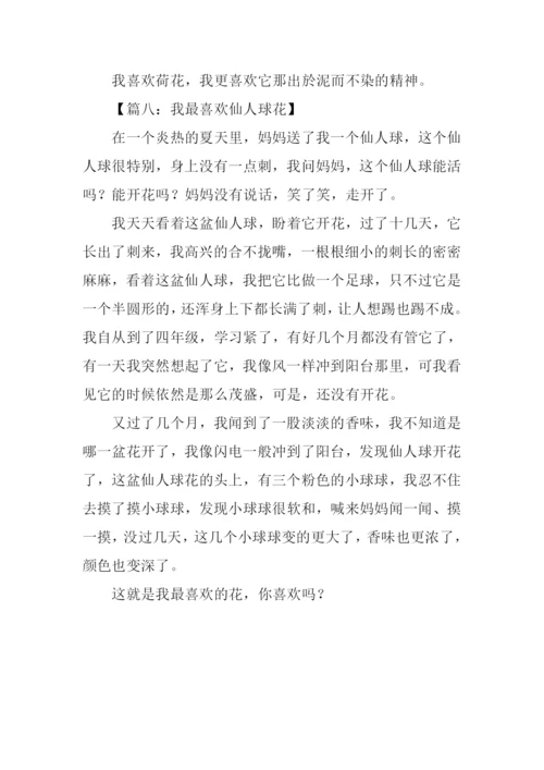 我最喜欢的花400字.docx