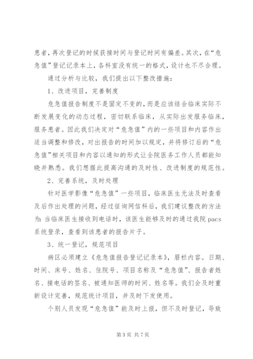 危急值报告制度评估.docx