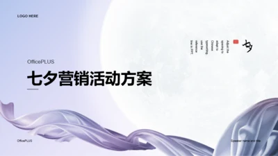 紫色中国风七夕节市场营销PPT案例