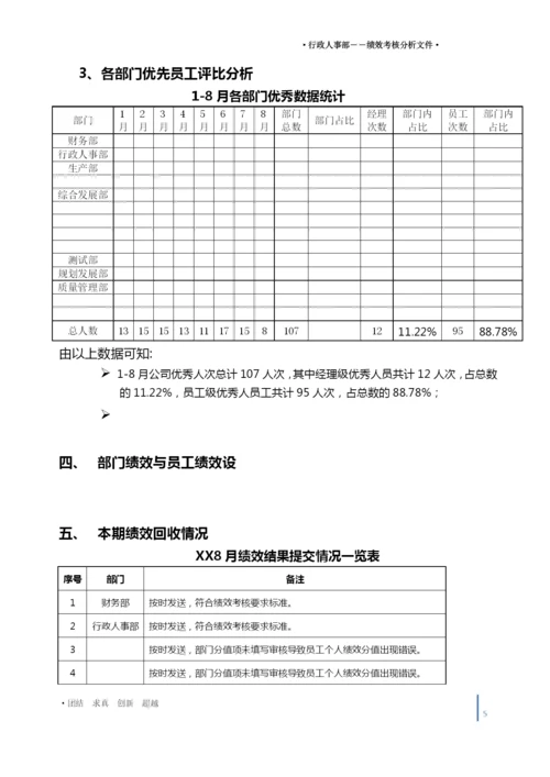 月度绩效分析报告模板.docx