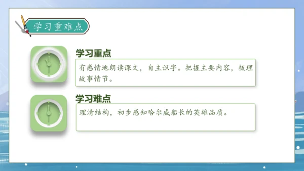 【核心素养】部编版语文四年级下册-24.“诺曼底号” 遇难记第1课时（课件）
