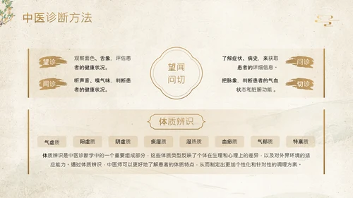 黄色中国风中医养生调理亚健康状态干预方案PPT