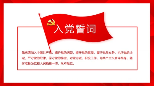 简约红色政协党支部工作计划动态PPT