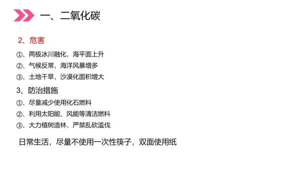 初中化学二氧化碳和一氧化碳PPT教学课件