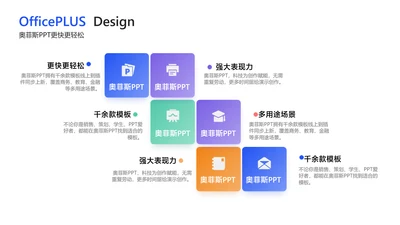 简约风并列关系6项PPT